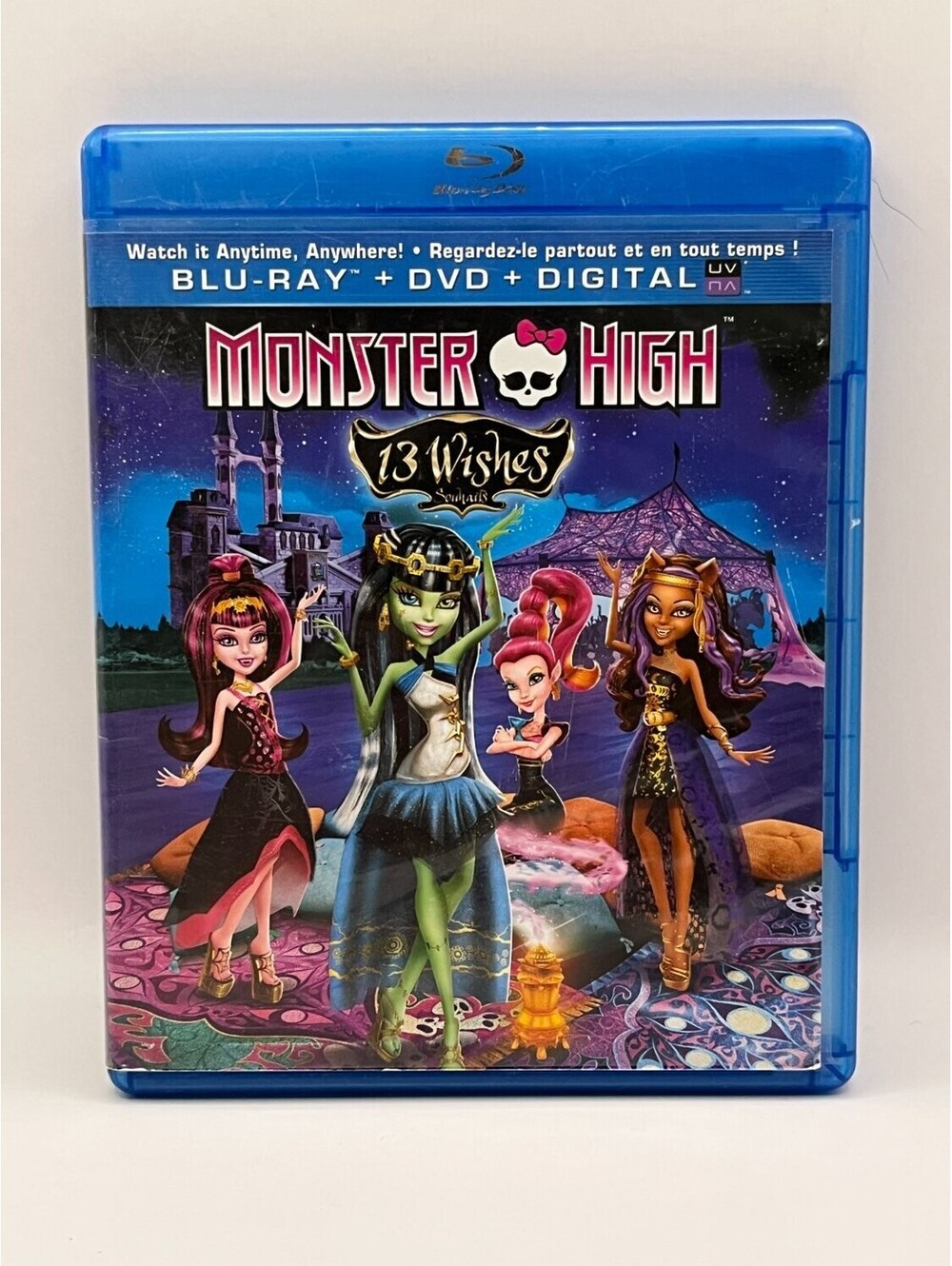 Monster High: 13 Wishes Blu-ray Animation Audu Paden